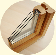 木製3層ガラス窓